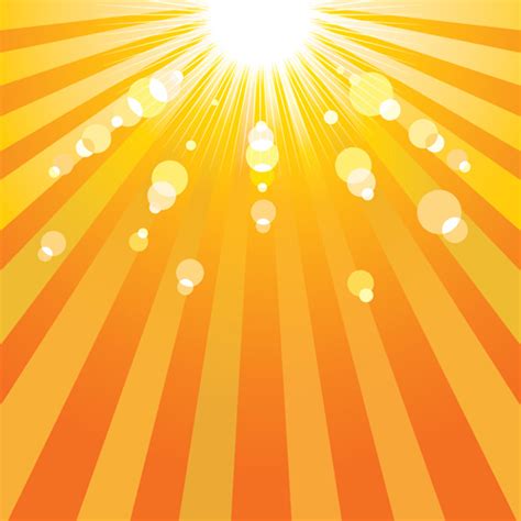 Dazzle sunshine background vector Free vector in Encapsulated ...