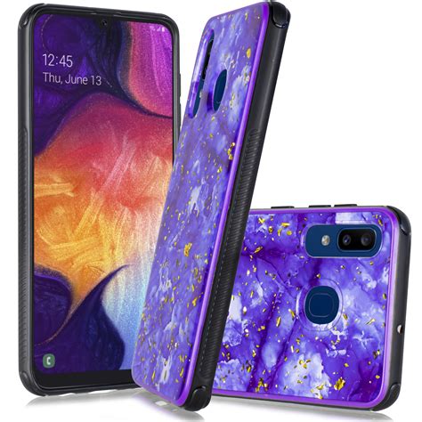 for Samsung Galaxy A10E Case Phone Case Shock Proof Edges Hybrid Hard ...