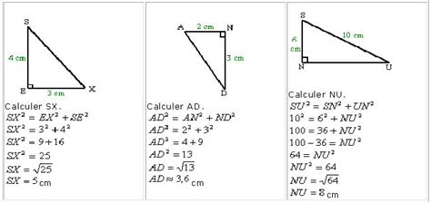 Route occasion: Formule pythagore