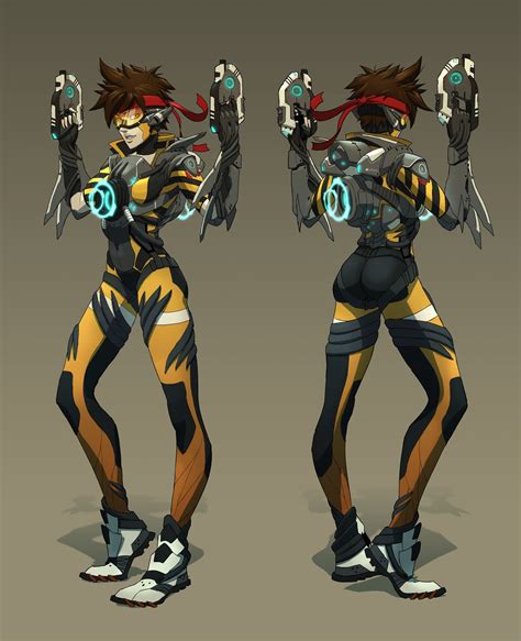 ArtStation - Tracer, Remy PAUL | Overwatch tracer, Overwatch fan art ...