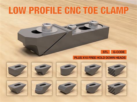 CNC Toe Clamp Hold Down Files With Fixture Accessories - Etsy