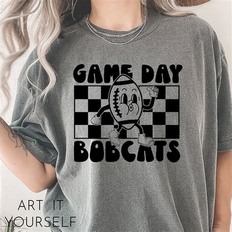 Bobcats Retro Football Team Design Team Apparel Vintage - Etsy