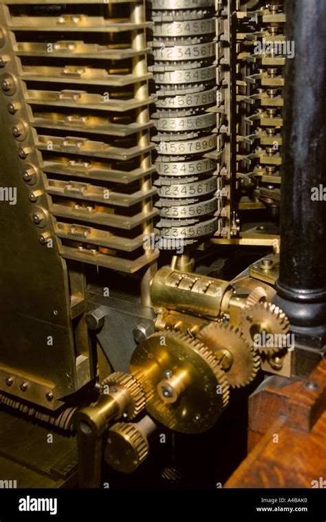 Part of the Babbage analytical engine computer the first ever designed ...