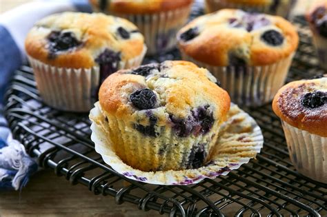 Bakery-Style Lemon Blueberry Muffins Recipe | Recipe Cart