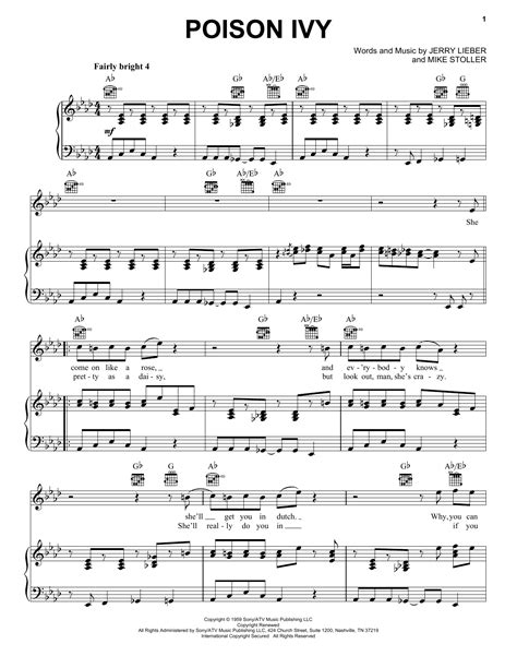 Poison Ivy | Sheet Music Direct