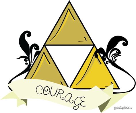 "Triforce of Courage Tattoo" Stickers by geekphoria | Redbubble