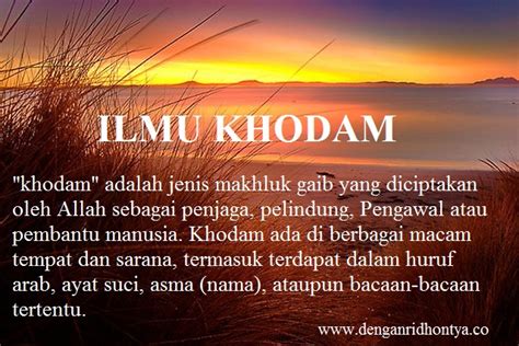 Ilmu Khodam | kumpulan doa doa mustajab