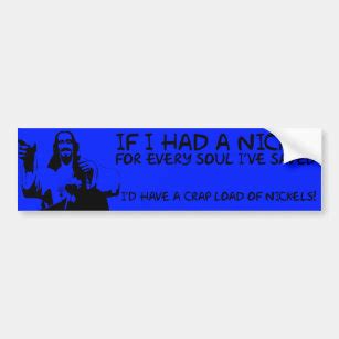 Funny Christian Bumper Stickers, Car Stickers & Car Decals | Zazzle CA