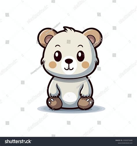 Bear Logo Cartoon Style 2d Vector Stock Vector (Royalty Free ...