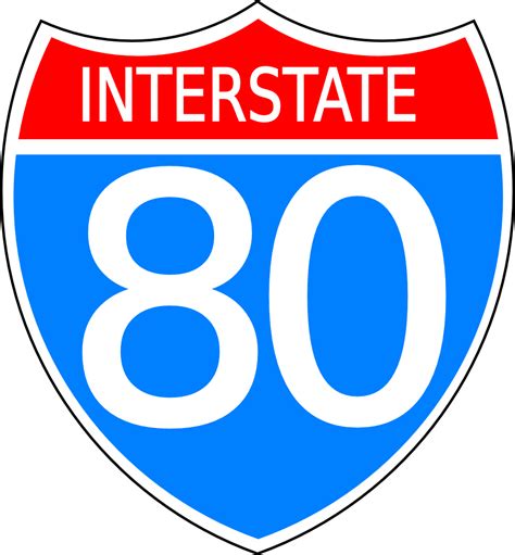 OnlineLabels Clip Art - Interstate highway sign