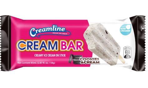 CREAMLINE CREAM BAR COOKIES & CREAM 85ML