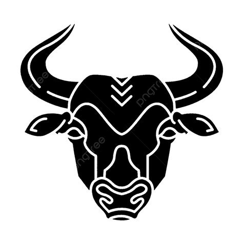 Gambar Logo Taurus Atau Kepala Banteng Dengan Gaya Cap, Taurus, Kepala ...