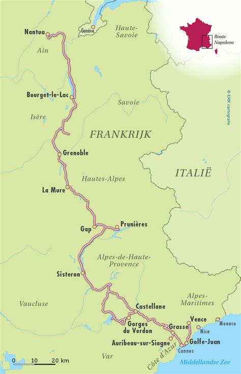 Motorhome Route France - Route Napoleon