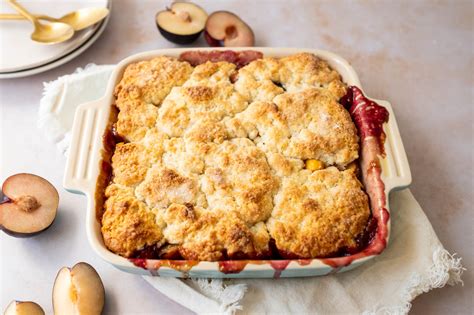 You'll Devour This Peach Plum Cobbler As Quickly As It Takes To Make It