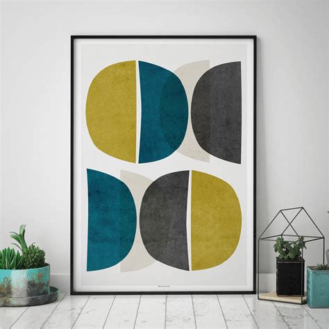 Set Of Three Colourful Abstract Art Prints By Bronagh Kennedy - Art ...