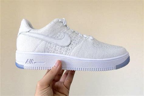 Nike Air Force 1 Flyknit (White/Ice) - Releases