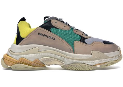 Balenciaga Triple S Beige Green Yellow (2018 Reissue) | BALENCIAGA - 슈프라이즈