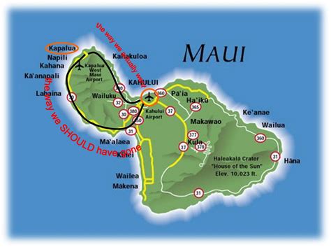 Map Of Maui - Photos