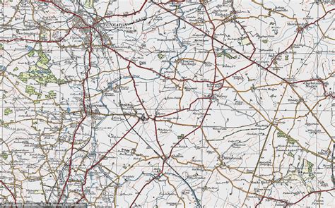 Historic Ordnance Survey Map of Bramcote Mains, 1920