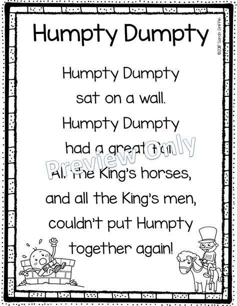 Printable Nursery Rhymes Free