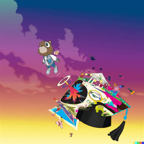 I've used an AI to expand the album cover art for Graduation : r/Kanye