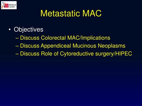 PPT - Metastatic Mucinous Adenocarcinoma (MAC) PowerPoint Presentation ...