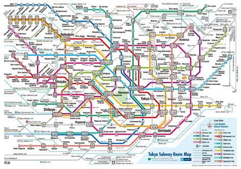 Metro Subway Tokyo New Metro Map Metro Map Map | Images and Photos finder