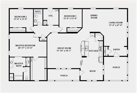 6 Bedroom Double Wide Floor Plans - floorplans.click