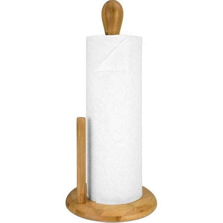 Home Basics Bamboo Paper Towel Holder - Walmart.com