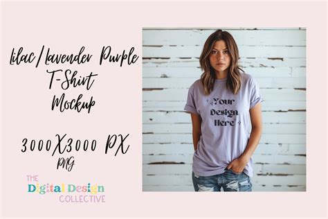 Light Purple T-shirt Mockup Graphic by lizballew · Creative Fabrica