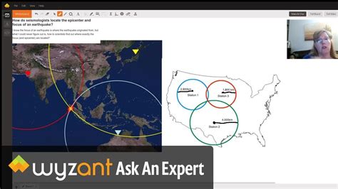 Finding the Epicenter of an Earthquake using Triangulation - YouTube