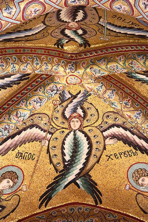 Byzantine Mosaics of Angels from Sicily - Hagia Sophia History ...