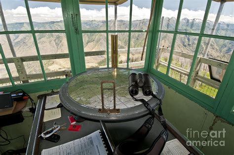 Interior Of Fire Lookout Tower Photograph by William H. Mullins | Fine ...