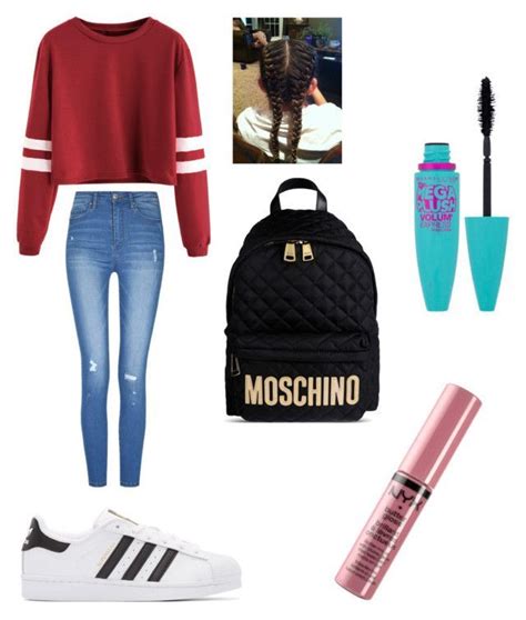 Back to School Outfits "Sixth grade hair, outfit, and makeup" by g ...