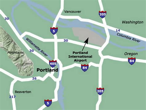 Airport Terminal Map - portland-airport-map.jpg