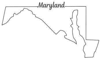 Free Maryland State Map - Daveen Francisca