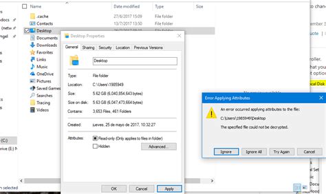 Desktop is encrypting files automatically - Microsoft Community