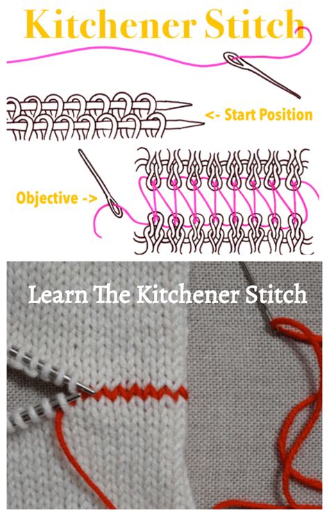 Free Knitting Kitchener Stitch Written And Video Tutorial - Knitting News