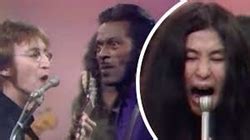 Remembering when Yoko Ono's screaming shocked Chuck Berry during John ...