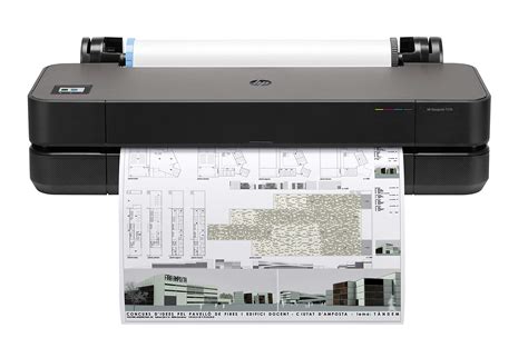 HP DesignJet T210 Large Format 24-inch Plotter Printer, Black for sale ...