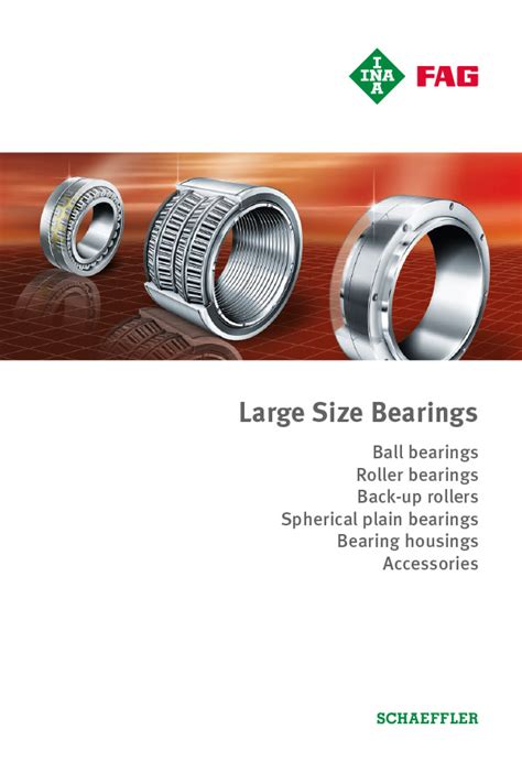 Large Size Bearings | Publications | Schaeffler Germany