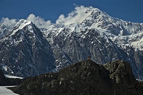 Mt McKinley Mountain stock photo. Image of clouds, alaska - 10839424