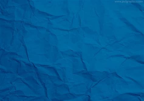 Blue Crumpled Paper Texture | PSDgraphics