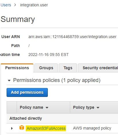 AWS Permissions for S3 Buckets List via API Access – InfallibleTechie