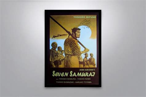 Seven Samurai - Signed Poster + COA