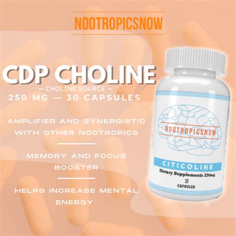 Buy CDP Choline in the Philippines - Nootropicsnowph