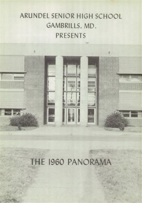 Explore 1960 Arundel High School Yearbook, Gambrills MD - Classmates