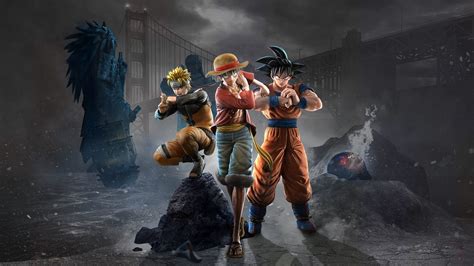 Jump Force Goku Naruto Luffy Ultra Hd Desktop Background Wallpaper ...