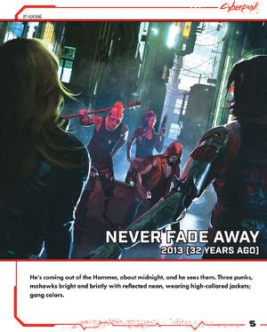 Never Fade Away (adventure) | Cyberpunk Wiki | Fandom