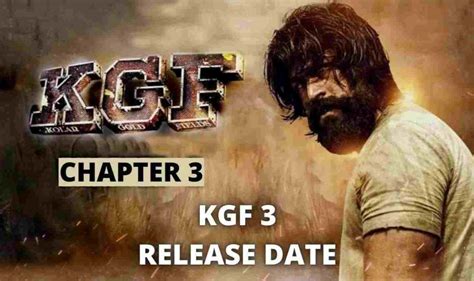 KGF 3 Release date, Cast, Storyline, Budget, Trailer date